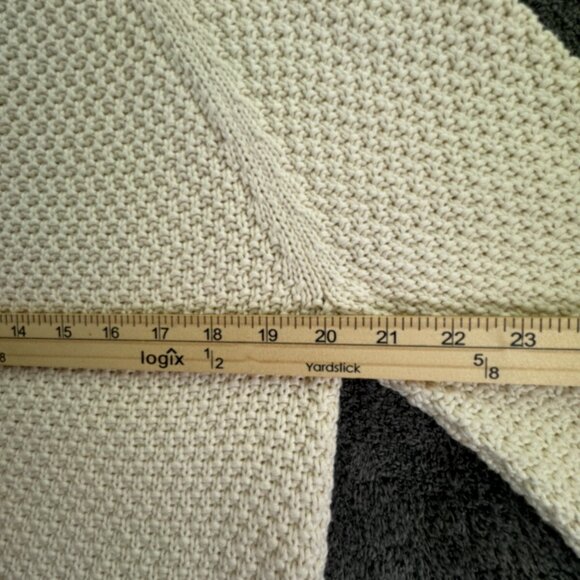 Lauren Ralph Lauren Women XL Ivory Chunky Knit Sweater Pullover Long Sleeve - Picture 5 of 10